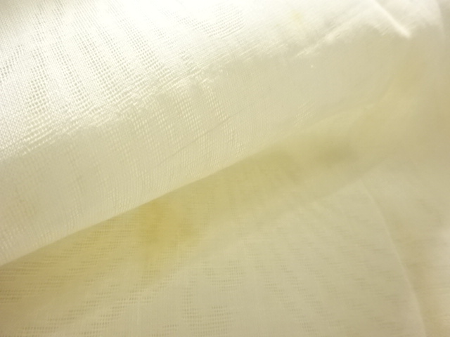  アンティーク　本麻すかし織荒波模様長襦袢